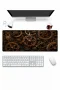 SonicTouch Klavye Mousepad 32x70cm Bronz Çarklar Dikişsiz Pürüzsüz Sıvı Geçirmez Kaymaz Taban