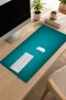 SonicTouch Klavye Mousepad 32x70cm Yeşil Aura Dikişsiz Pürüzsüz Sıvı Geçirmez Kaymaz Taban