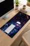 SonicTouch Klavye Mousepad 32x70cm Neon Büyücü Dikişsiz Pürüzsüz Sıvı Geçirmez Kaymaz Taban