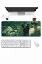 SonicTouch Klavye Mousepad 32x70cm Zümrüt Bahçenin Kedileri Pürüzsüz Sıvı Geçirmez Kaymaz Taban