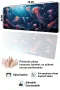 SonicTouch Klavye Mousepad 32x70cm Işıltılı Derinlikler Dikişsiz Pürüzsüz Sıvı Geçirmez Kaymaz Taban