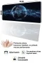 SonicTouch Klavye Mousepad 32x70cm Küresel Ağ Dikişsiz Pürüzsüz Sıvı Geçirmez Kaymaz Taban