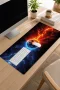 SonicTouch Klavye Mousepad 32x70cm Kozmik Denge Dikişsiz Pürüzsüz Sıvı Geçirmez Kaymaz Taban