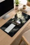 SonicTouch Klavye Mousepad 32x70cm Baykuş Ruhu Dikişsiz Pürüzsüz Sıvı Geçirmez Kaymaz Taban