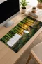 SonicTouch Klavye Mousepad 32x70cm Lavanta Patikası Dikişsiz Pürüzsüz Sıvı Geçirmez Kaymaz Taban