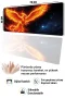SonicTouch Klavye Mousepad 32x70cm Küllerden Yükseliş Anka Kuşu Pürüzsüz Sıvı Geçirmez Kaymaz Taban
