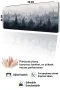 SonicTouch Klavye Mousepad 32x70cm Kuzey Ormanları Dikişsiz Pürüzsüz Sıvı Geçirmez Kaymaz Taban