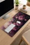 SonicTouch Klavye Mousepad 32x70cm Gece Gülleri Dikişsiz Pürüzsüz Sıvı Geçirmez Kaymaz Taban