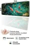 SonicTouch Klavye Mousepad 32x70cm Turkuaz Koi Gölü Dikişsiz Pürüzsüz Sıvı Geçirmez Kaymaz Taban