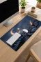 SonicTouch Klavye Mousepad 32x70cm Duman Hilali Dikişsiz Pürüzsüz Sıvı Geçirmez Kaymaz Taban