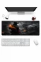 SonicTouch Klavye Mousepad 32x70cm Ateş Hattı Dikişsiz Pürüzsüz Sıvı Geçirmez Kaymaz Taban