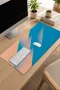 SonicTouch Klavye Mousepad 32x70cm Mercan Ufku Dikişsiz Pürüzsüz Sıvı Geçirmez Kaymaz Taban