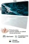 SonicTouch Klavye Mousepad 32x70cm Mavi Derinlik Dikişsiz Pürüzsüz Sıvı Geçirmez Kaymaz Taban