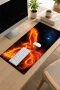 SonicTouch Klavye Mousepad 32x70cm Küllerden Yükseliş Anka Kuşu Pürüzsüz Sıvı Geçirmez Kaymaz Taban
