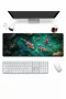 SonicTouch Klavye Mousepad 32x70cm Turkuaz Koi Gölü Dikişsiz Pürüzsüz Sıvı Geçirmez Kaymaz Taban