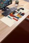 SonicTouch Klavye Mousepad 32x70cm Çizgiler Arasında Dikişsiz Pürüzsüz Sıvı Geçirmez Kaymaz Taban