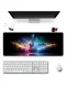 SonicTouch Klavye Mousepad 32x70cm Neon Solo Dikişsiz Pürüzsüz Sıvı Geçirmez Kaymaz Taban