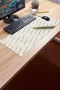 SonicTouch Klavye Mousepad 32x70cm Sessiz Satırlar Dikişsiz Pürüzsüz Sıvı Geçirmez Kaymaz Taban
