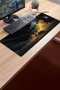 SonicTouch Klavye Mousepad 32x70cm Yıldızlara Yolculuk Dikişsiz Pürüzsüz Sıvı Geçirmez Kaymaz Taban