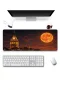 SonicTouch Klavye Mousepad 32x70cm Galata Gecesi Dikişsiz Pürüzsüz Sıvı Geçirmez Kaymaz Taban