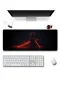 SonicTouch Klavye Mousepad 32x70cm Gölge Samuray Dikişsiz Pürüzsüz Sıvı Geçirmez Kaymaz Taban