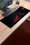 SonicTouch Klavye Mousepad 32x70cm Gölge Samuray Dikişsiz Pürüzsüz Sıvı Geçirmez Kaymaz Taban