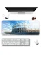 SonicTouch Klavye Mousepad 32x70cm Mavi Kolezyum Dikişsiz Pürüzsüz Sıvı Geçirmez Kaymaz Taban