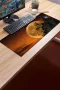 SonicTouch Klavye Mousepad 32x70cm Kehribar Ay Dikişsiz Pürüzsüz Sıvı Geçirmez Kaymaz Taban