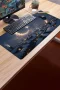SonicTouch Klavye Mousepad 40x90cm Duman Hilali Dikişsiz Pürüzsüz Sıvı Geçirmez Kaymaz Taban