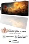 SonicTouch Klavye Mousepad 40x90cm Kozmik Flora Dikişsiz Pürüzsüz Sıvı Geçirmez Kaymaz Taban