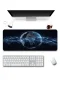 SonicTouch Klavye Mousepad 40x90cm Küresel Ağ Dikişsiz Pürüzsüz Sıvı Geçirmez Kaymaz Taban