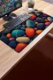 SonicTouch Klavye Mousepad 40x90cm Kintsugi Çakılları Dikişsiz Pürüzsüz Sıvı Geçirmez Kaymaz Taban