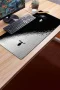 SonicTouch Klavye Mousepad 40x90cm Kuğuların Dengesi Dikişsiz Pürüzsüz Sıvı Geçirmez Kaymaz Taban
