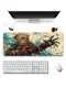 SonicTouch Klavye Mousepad 40x90cm Bakır Bilge Dikişsiz Pürüzsüz Sıvı Geçirmez Kaymaz Taban