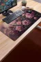 SonicTouch Klavye Mousepad 40x90cm Gece Gülleri Dikişsiz Pürüzsüz Sıvı Geçirmez Kaymaz Taban