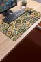 SonicTouch Klavye Mousepad 40x90cm Retro Çiçek Rüyası Pürüzsüz Sıvı Geçirmez Kaymaz Taban