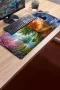 SonicTouch Klavye Mousepad 40x90cm Dört Mevsim Vadisi Dikişsiz Pürüzsüz Sıvı Geçirmez Kaymaz Taban