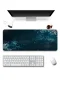 SonicTouch Klavye Mousepad 40x90cm Gece Nebulası Dikişsiz Pürüzsüz Sıvı Geçirmez Kaymaz Taban