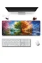 SonicTouch Klavye Mousepad 40x90cm Dört Mevsim Vadisi Dikişsiz Pürüzsüz Sıvı Geçirmez Kaymaz Taban