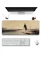 SonicTouch Klavye Mousepad 40x90cm Yalnız Gölge Dikişsiz Pürüzsüz Sıvı Geçirmez Kaymaz Taban