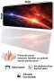 SonicTouch Klavye Mousepad 40x90cm Galaktik Gün Doğumu Dikişsiz Pürüzsüz Sıvı Geçirmez Kaymaz Taban