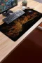 SonicTouch Klavye Mousepad 40x90cm istanbul Gece Haritası Pürüzsüz Sıvı Geçirmez Kaymaz Taban