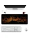 SonicTouch Klavye Mousepad 40x90cm istanbul Gece Haritası Pürüzsüz Sıvı Geçirmez Kaymaz Taban