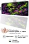 SonicTouch Klavye Mousepad 40x90cm Toxic Skull Dikişsiz Pürüzsüz Sıvı Geçirmez Kaymaz Taban