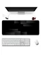 SonicTouch Klavye Mousepad 40x90cm Siyah Perspektif Dikişsiz Pürüzsüz Sıvı Geçirmez Kaymaz Taban