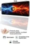 SonicTouch Klavye Mousepad 40x90cm Kozmik Denge Dikişsiz Pürüzsüz Sıvı Geçirmez Kaymaz Taban