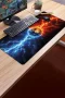SonicTouch Klavye Mousepad 40x90cm Kozmik Denge Dikişsiz Pürüzsüz Sıvı Geçirmez Kaymaz Taban