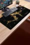SonicTouch Klavye Mousepad 40x90cm izmir Gece Haritası Dikişsiz Pürüzsüz Sıvı Geçirmez Kaymaz Taban