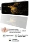 SonicTouch Klavye Mousepad 40x90cm Antalya Gece Haritası Pürüzsüz Sıvı Geçirmez Kaymaz Taban