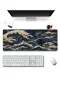 SonicTouch Klavye Mousepad 40x90cm Karanlık Deniz Dikişsiz Pürüzsüz Sıvı Geçirmez Kaymaz Taban